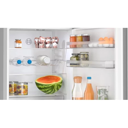 Kontrolsat - Combinado Bosch KGN362ICF (321L - Classe C - Inox)