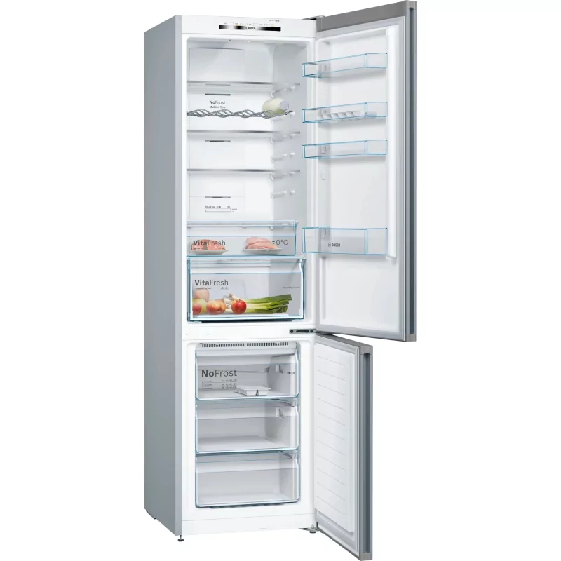 Kontrolsat - Bosch KGN39VIDB Fridge Freezer (368L - Class D - Stainless Steel)
