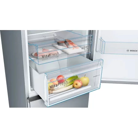 Kontrolsat - Bosch KGN39VIDB Fridge Freezer (368L - Class D - Stainless Steel)