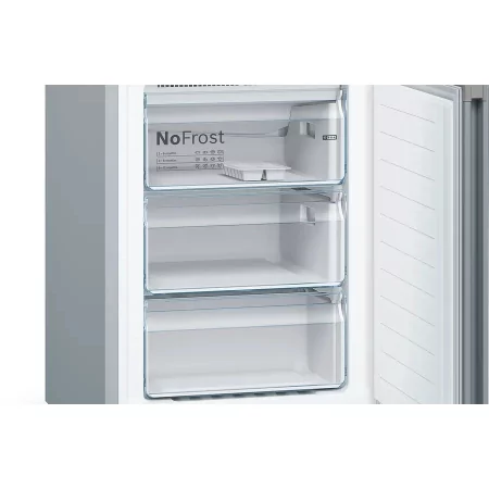 Kontrolsat - Bosch KGN39VIDB Fridge Freezer (368L - Class D - Stainless Steel)