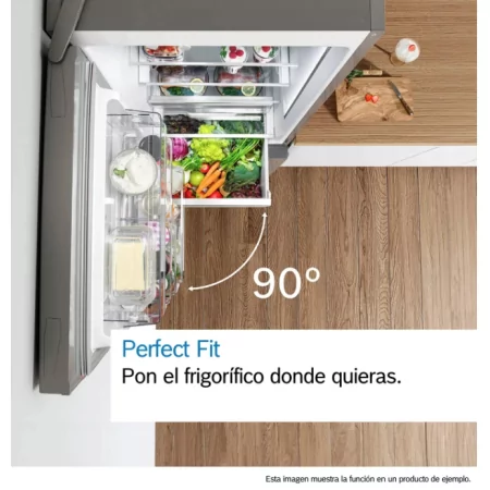 Kontrolsat - Bosch KGN39VIEB Fridge Freezer (368L - Class E - Stainless Steel) Kontrolsat - Bosch KGN39VIEB Fridge Freezer (368L - Class E - Stainless Steel)
