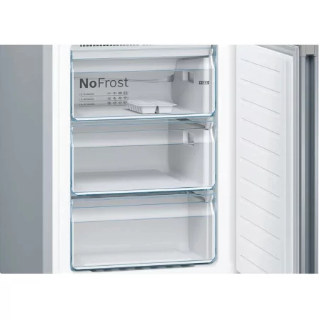 Kontrolsat - Bosch KGN39VIEB Fridge Freezer (368L - Class E - Stainless Steel) Kontrolsat - Bosch KGN39VIEB Fridge Freezer (368L - Class E - Stainless Steel)