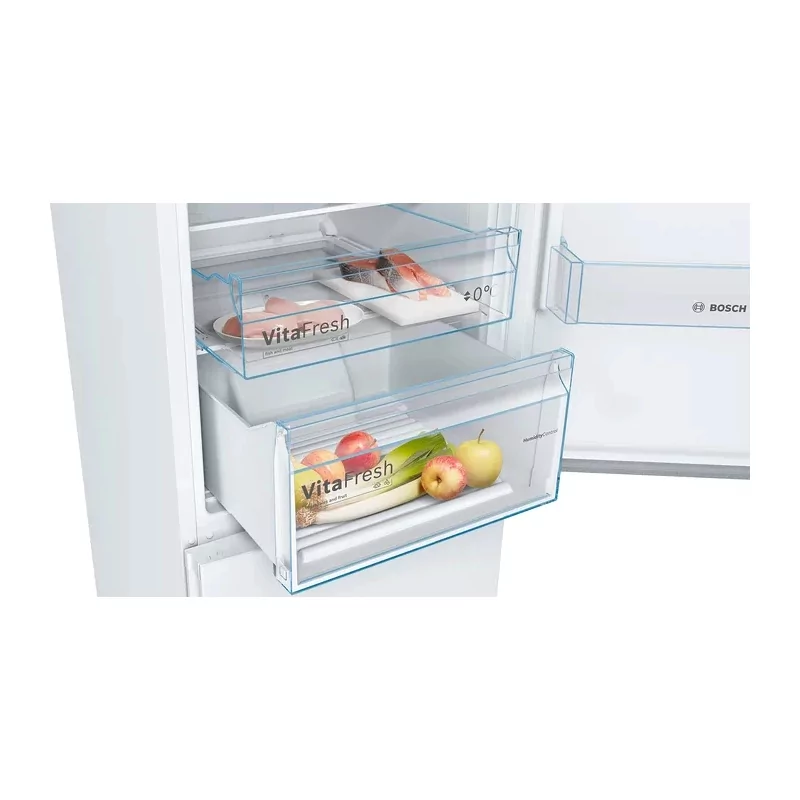Kontrolsat - Bosch KGN39VWDC Fridge Freezer (368L - Class D - White)