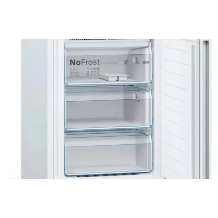Kontrolsat - Bosch KGN39VWDC Fridge Freezer (368L - Class D - White) Kontrolsat - Bosch KGN39VWDC Fridge Freezer (368L - Class D - White)