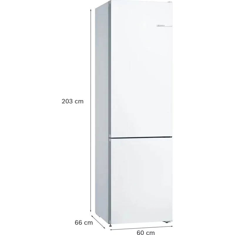 Kontrolsat - Bosch KGN39VWDC Fridge Freezer (368L - Class D - White)