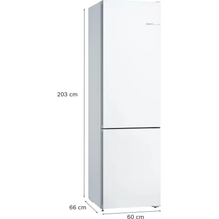 Kontrolsat - Bosch KGN39VWDC Fridge Freezer (368L - Class D - White) Kontrolsat - Bosch KGN39VWDC Fridge Freezer (368L - Class D - White)