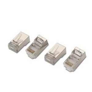 Kontrolsat - Ficha Conectores RJ45 Aisens 8 Fios - CAT6 AWG24 - Saco de 10 unidades