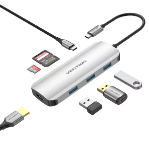 Kontrolsat - Docking Station USB-C 7-em-1 Vention - TOJHB