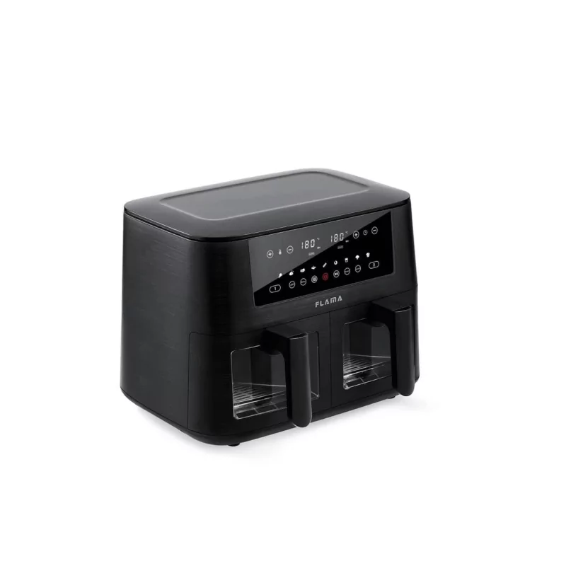 Kontrolsat - FLAMA Air Fryer Oil-Free Fryer 2 Drawers 8L - 698FL