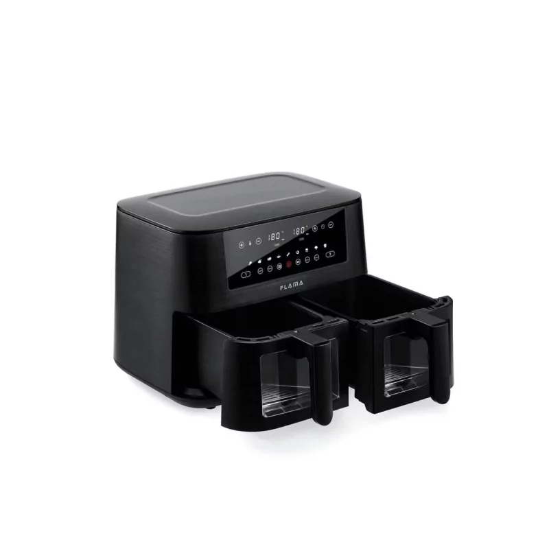 Kontrolsat - FLAMA Air Fryer Oil-Free Fryer 2 Drawers 8L - 698FL