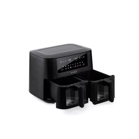 Kontrolsat - Fritadeira sem Óleo Air Fryer FLAMA 2 Gavetas 8L - 698FL Kontrolsat - Fritadeira sem Óleo Air Fryer FLAMA 2 Gavetas 8L - 698FL