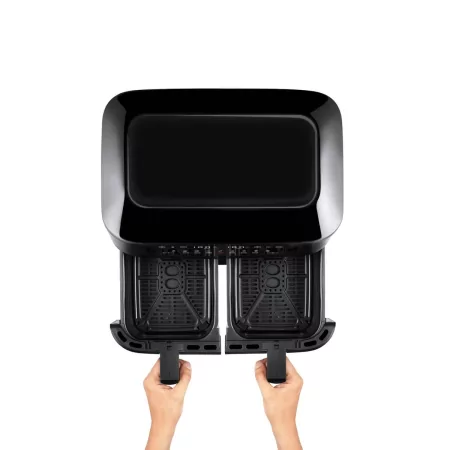 Kontrolsat - Fritadeira sem Óleo Air Fryer FLAMA 2 Gavetas 8L - 698FL Kontrolsat - Fritadeira sem Óleo Air Fryer FLAMA 2 Gavetas 8L - 698FL