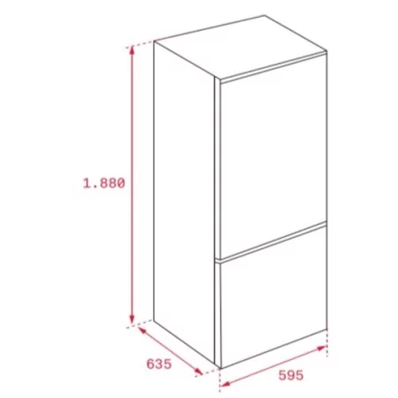Kontrolsat - Teka 310L Combined Fridge Freezer - NFL 342 EU Kontrolsat - Teka 310L Combined Fridge Freezer - NFL 342 EU
