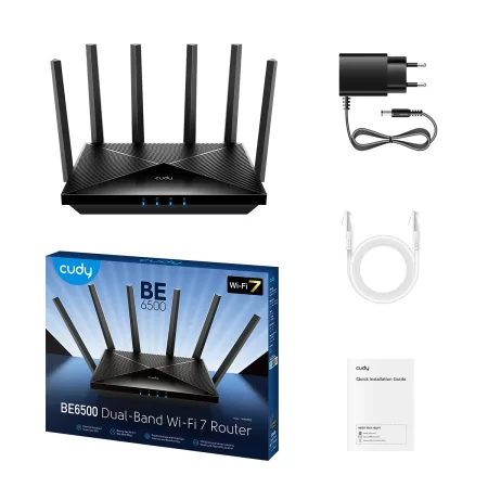 Kontrolsat - Wi-Fi Router Cudy BE6500 - WR6500H Kontrolsat - Wi-Fi Router Cudy BE6500 - WR6500H