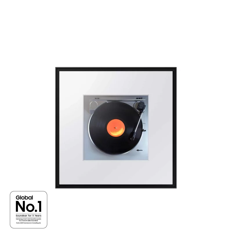 Kontrolsat - Coluna Samsung Music Frame - CH2.0 - 120 W - Dolby Atmos - Q-Symphony - HW-LS60D/ZF