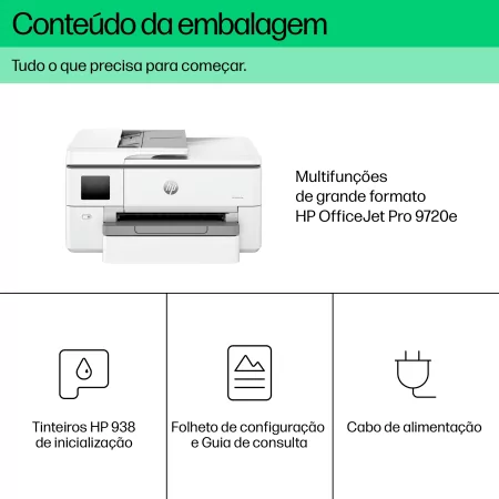 Kontrolsat - Impressora Multifunções HP OfficeJet Pro 9720e AiO - A3 Kontrolsat - Impressora Multifunções HP OfficeJet Pro 9720e AiO - A3