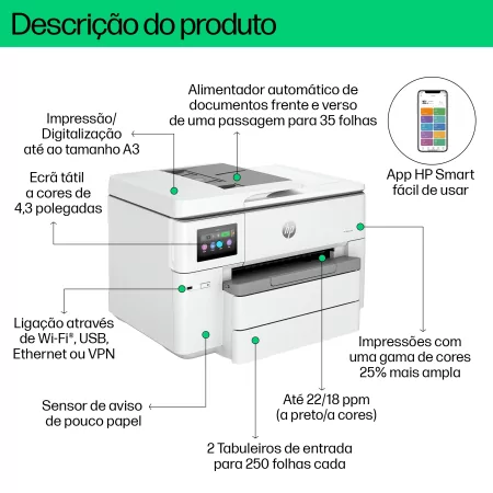 Kontrolsat - HP OfficeJet Pro 9730e A3 Multifunction Printer Kontrolsat - HP OfficeJet Pro 9730e A3 Multifunction Printer