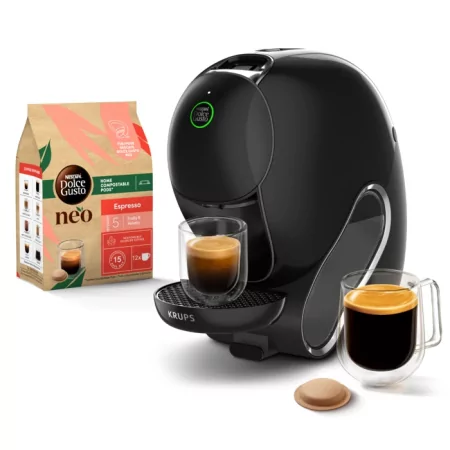 Kontrolsat - Máquina de Café Krups Neo Expert - Cápsulas Dolce Gusto Preta - KP830810 Kontrolsat - Máquina de Café Krups Neo Expert - Cápsulas Dolce Gusto Preta - KP830810