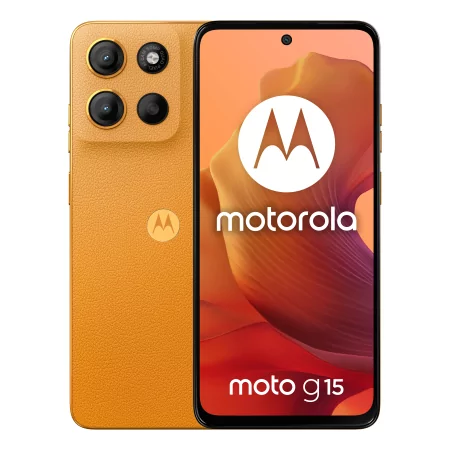 Kontrolsat - Smartphone Motorola - (6.72" - Dual SIM - 128GB/8GB - Laranja) - MOTO G15 4G Kontrolsat - Smartphone Motorola - (6.72" - Dual SIM - 128GB/8GB - Laranja) - MOTO G15 4G