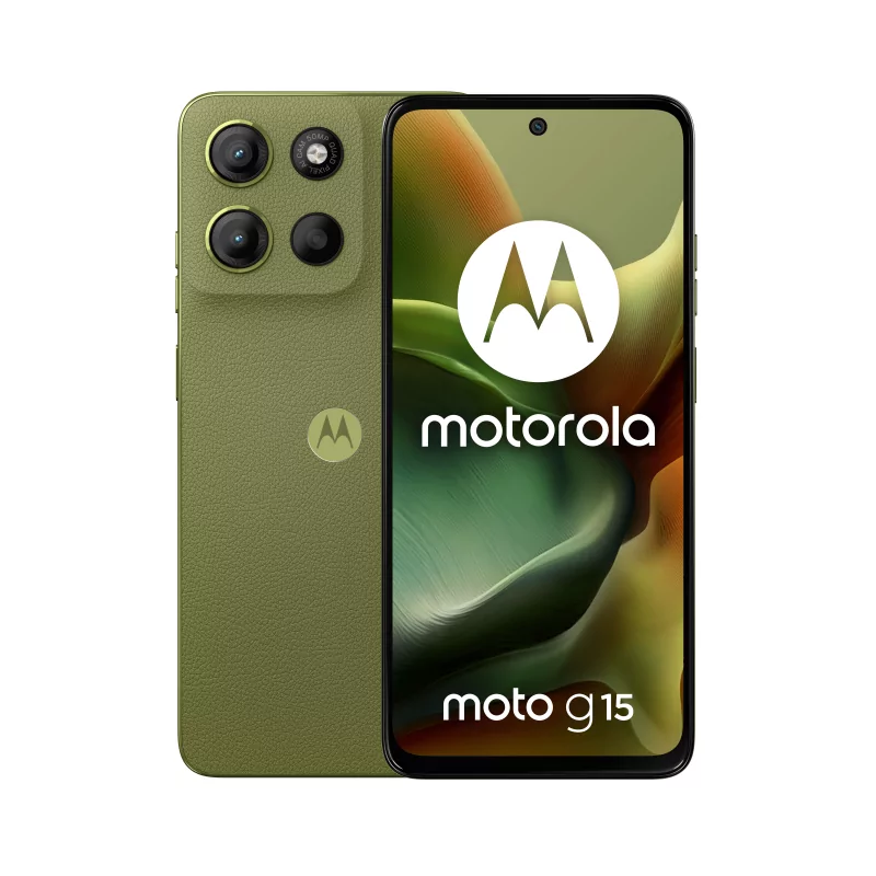 Kontrolsat - Smartphone Motorola (6.72'' - Dual SIM - 128GB/8GB - Verde) - MOTO G15 4G