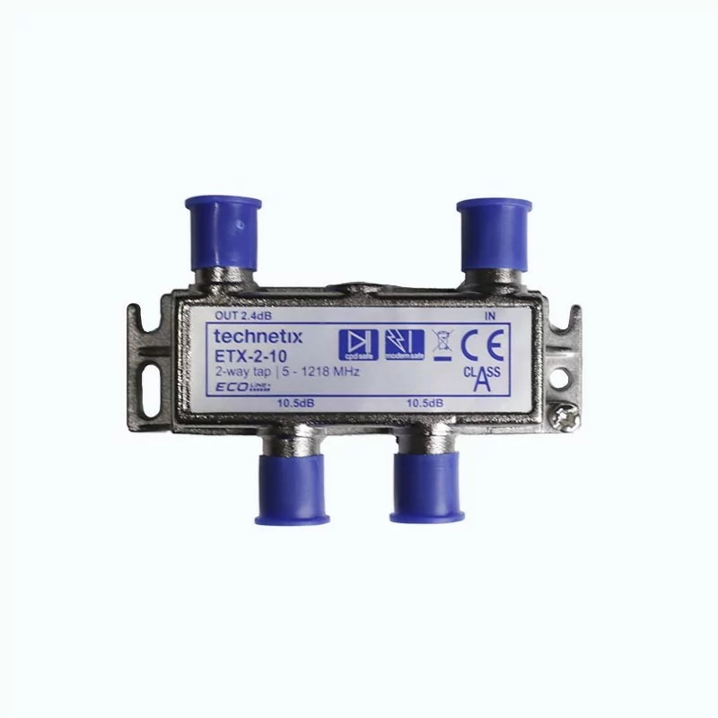 Repartidor Technetix ETX-2-10 (2 Saidas - 10 dB - 1.2GHZ) Repartidor Technetix ETX-2-10 (2 Saidas - 10 dB - 1.2GHZ)