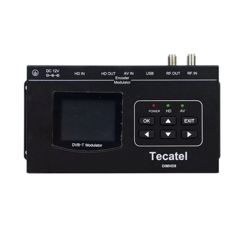 Modulador Tecatel Full HD COFDM ent-sai HDMI USB A/V em RCA|TECATEL|8430549068971
