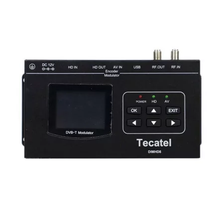 Modulador Tecatel Full HD COFDM ent-sai HDMI USB A/V em RCA|TECATEL|8430549068971