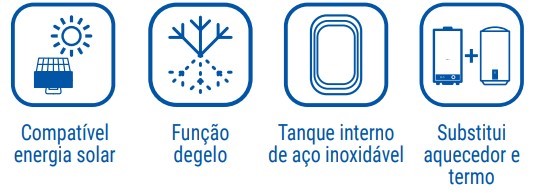 Bomba de Calor 200L HTW - HTW-ATS-O-200VAW
