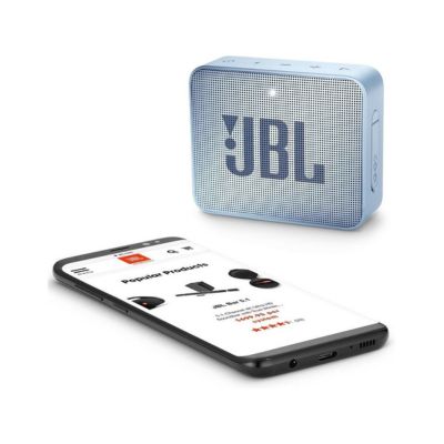 Coluna Portátil JBL GO 2 - IPX7 - Ciano - GO2CYAN