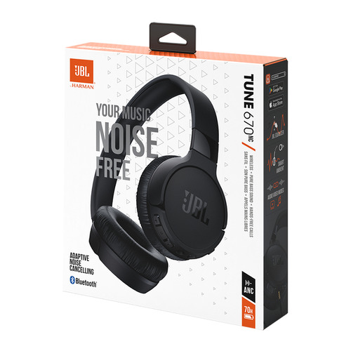 Auscultadores JBL Bluetooth - Branco - T670NCWHT