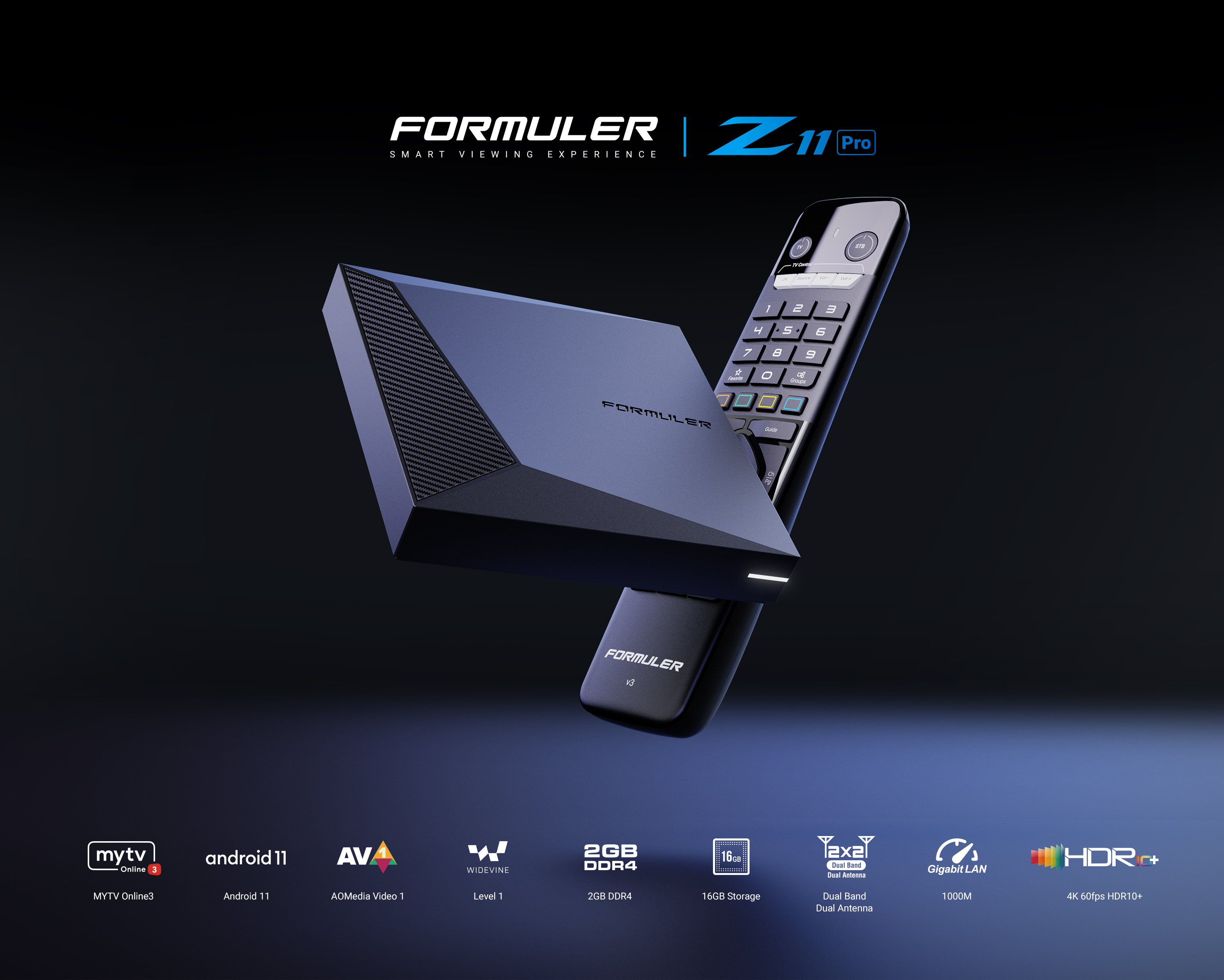 Buy Formuler Z11 Pro BT1 - MyTV Online 3 - 2GB/16GB - 4K