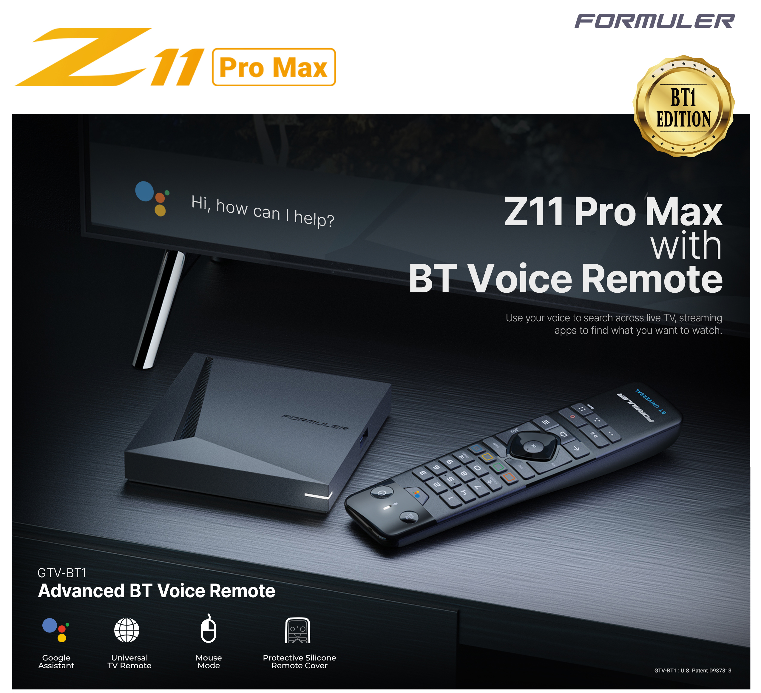 Formuler Z11 Pro Max BT1 Edition - MyTV Online 3 - 4GB/32GB - IPTV Box -  Android 4K - Kontrolsat