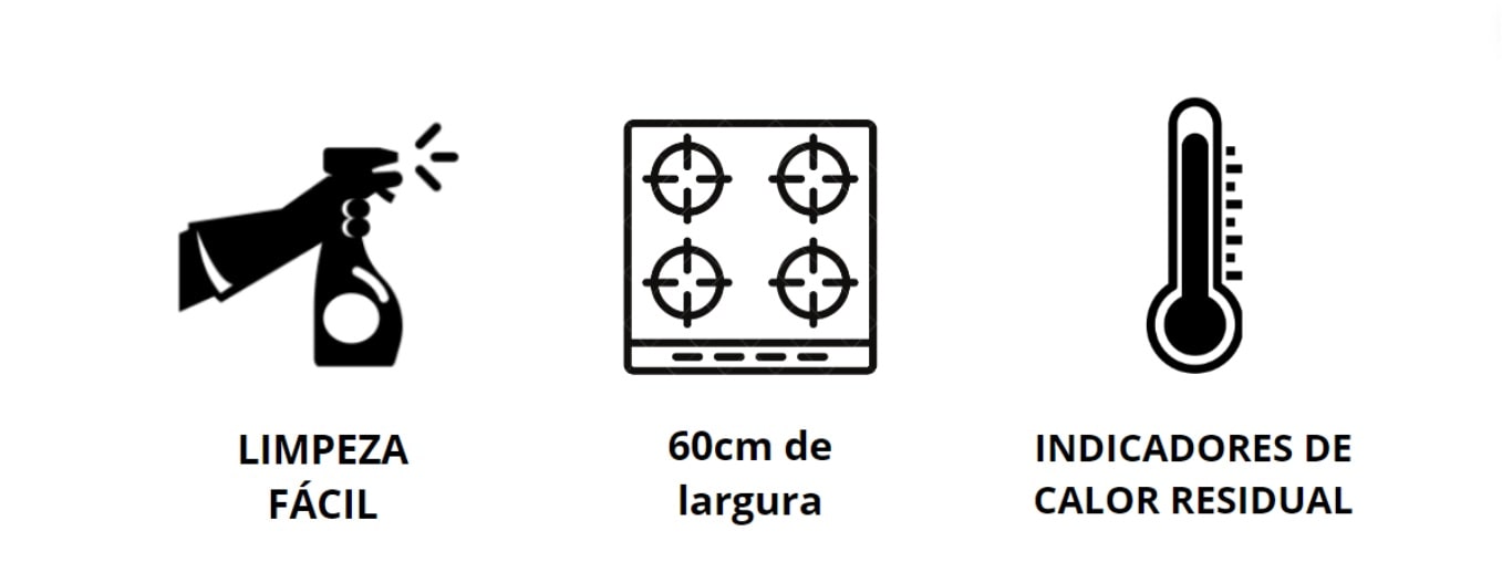 Placa Vitrocerâmica Zanussi ZHRN641X