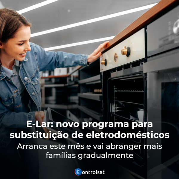Apoio e-Lar: Substitua os seus eletrodomésticos antigos por versões eficientes