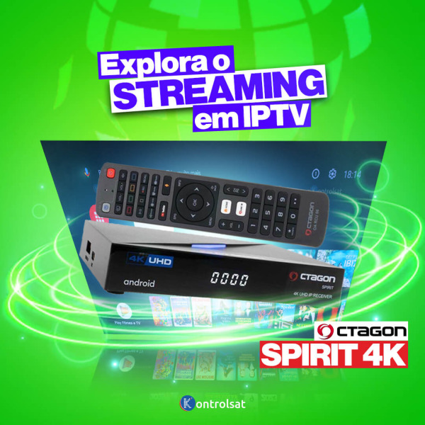 Explora o STREAMING em IPTV: Octagon Spirit 4K