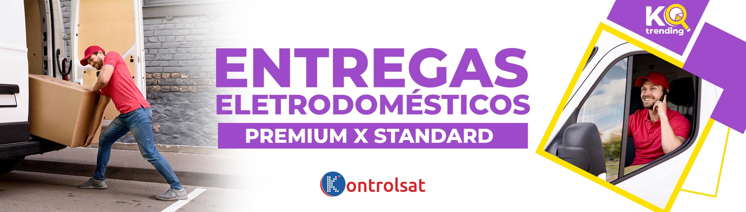 Entregas de Eletrodomésticos Kontrolsat