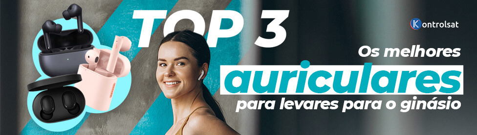 Os melhores auriculares para levares para o ginásio - Top 3!