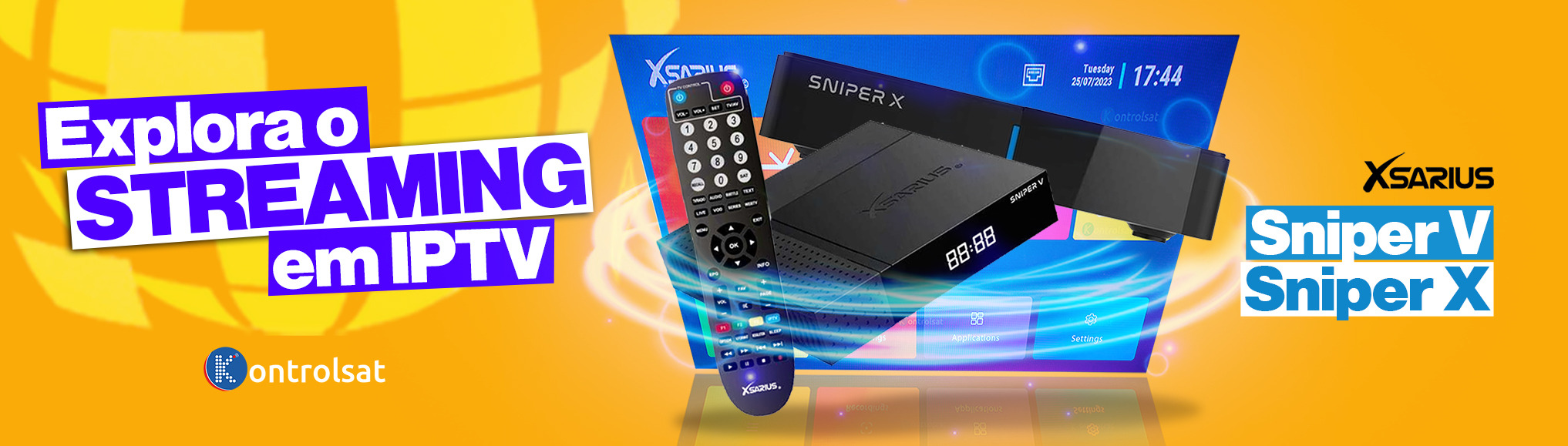 Explora o STREAMING em IPTV: Sniper X | Sniper V