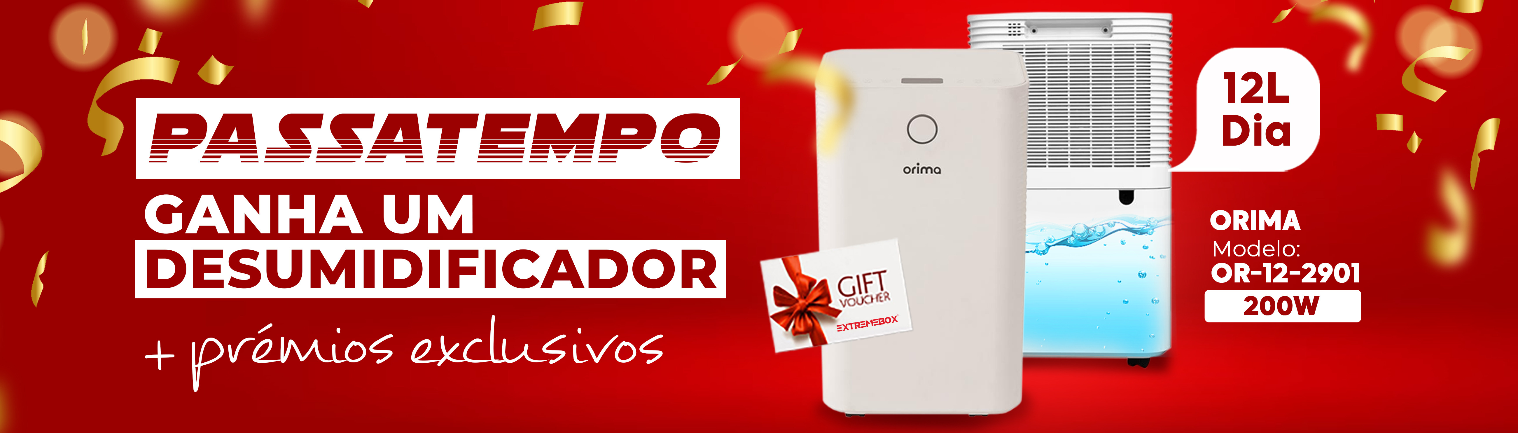 PASSATEMPO NA KONTROLSAT - DESUMIDIFICADOR ORIMA OR-12-2901